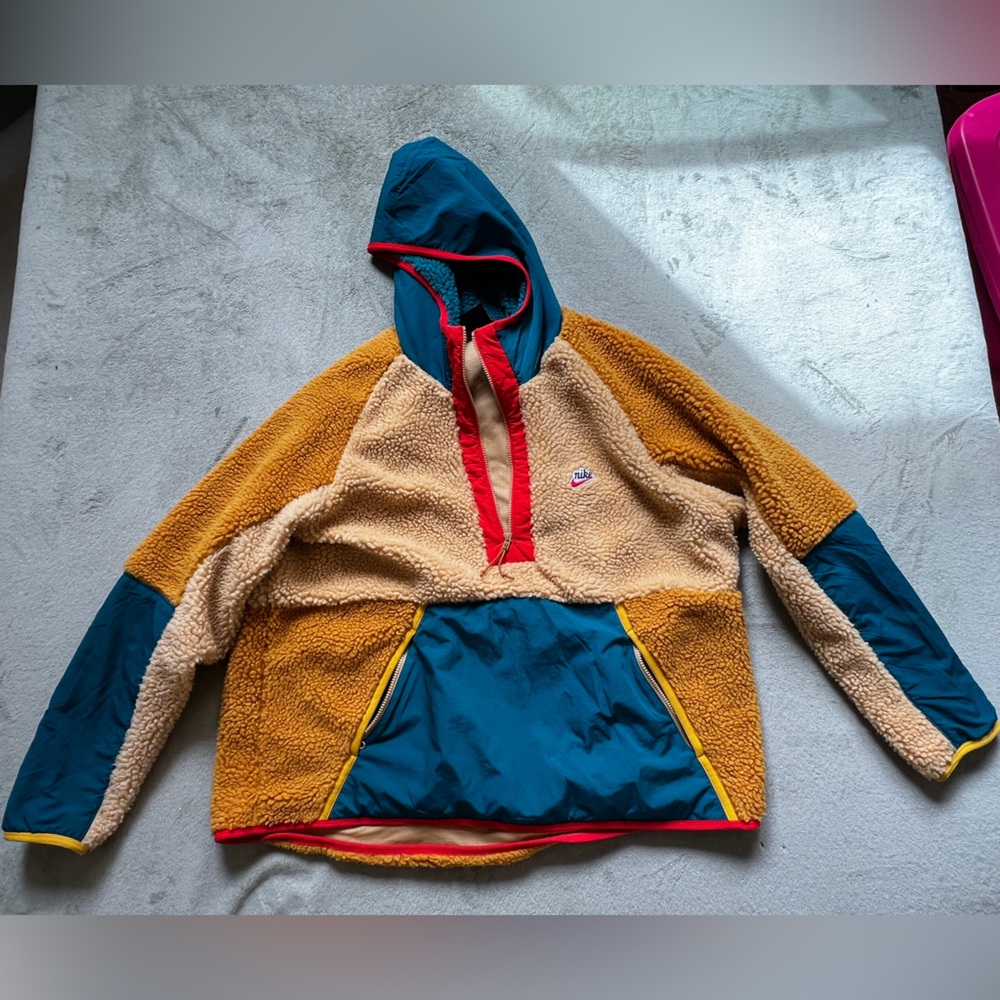 Nike Sportswear Half-Zip Sherpa Hoodie Winterized Jacket